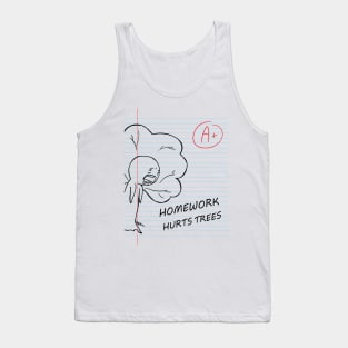 Hate homework Tank Top